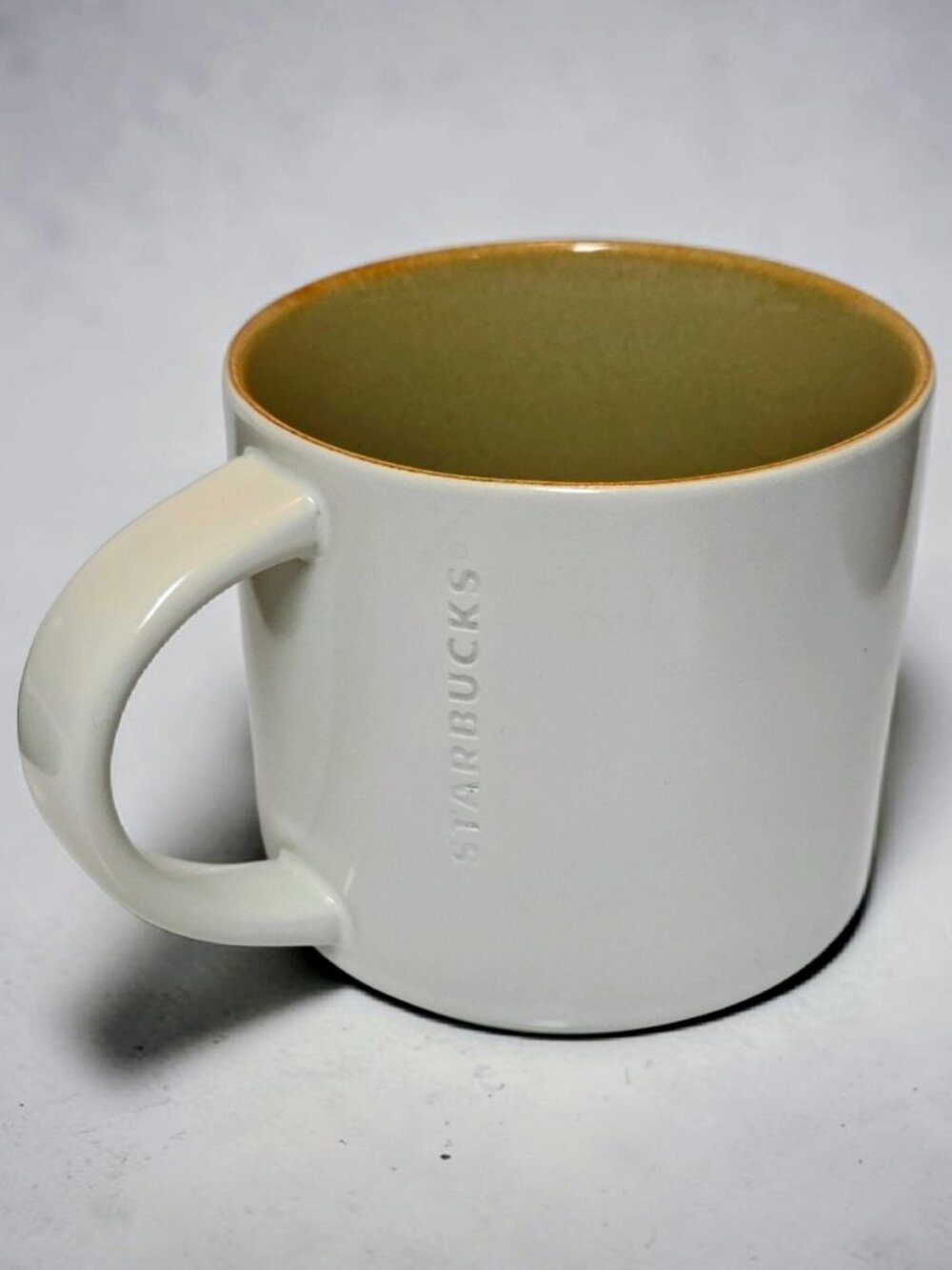 Starbucks Embossed Classic Shades of Tan Mug